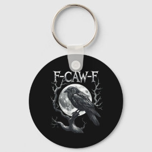 F-Caw-F Rabenmond Gothic Halloween Krähe Vogel Lie Schlüsselanhänger