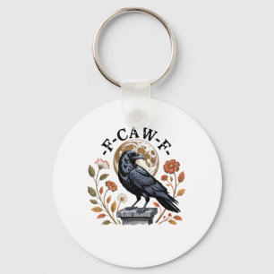F-Caw-F Rabenmond Gothic Halloween Krähe Vogel Lie Schlüsselanhänger