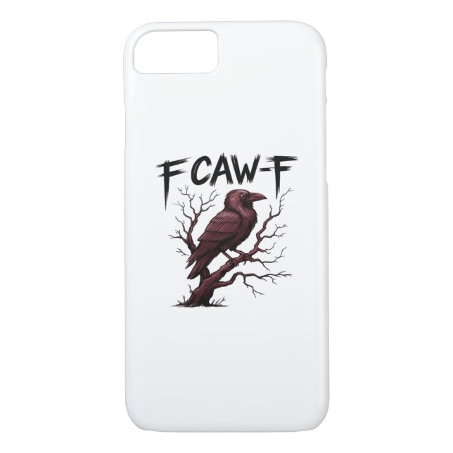 F-Caw-F Raven Classic Case-Mate iPhone Hülle (Rückseite)