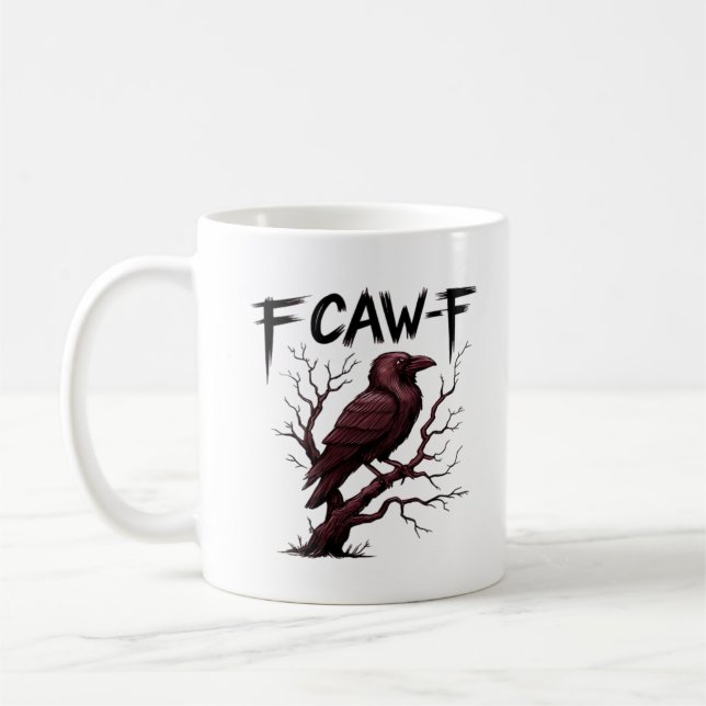 F-Caw-F Raven Classic Kaffeetasse (Links)