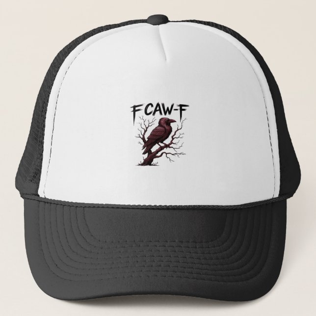F-Caw-F Raven Classic Truckerkappe (Vorderseite)