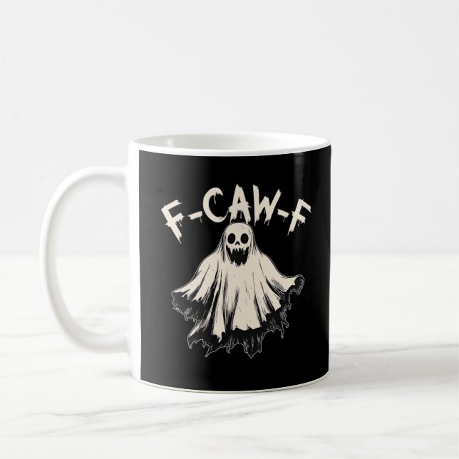 F Caw F Raven Retro Classic Style Kaffeetasse (Links)