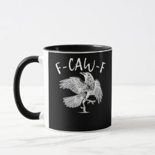 F-Caw-F Raven Retro Classic Tasse