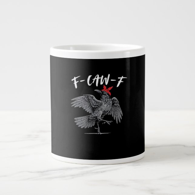 F-Caw-F Retro Classic Jumbo-Tasse (Vorderseite)