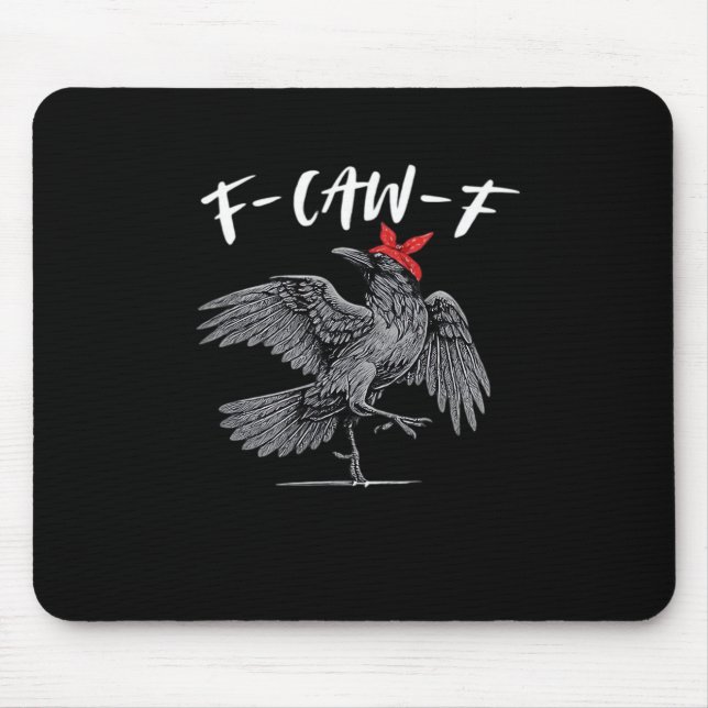 F-Caw-F Retro Classic Mousepad (Vorne)