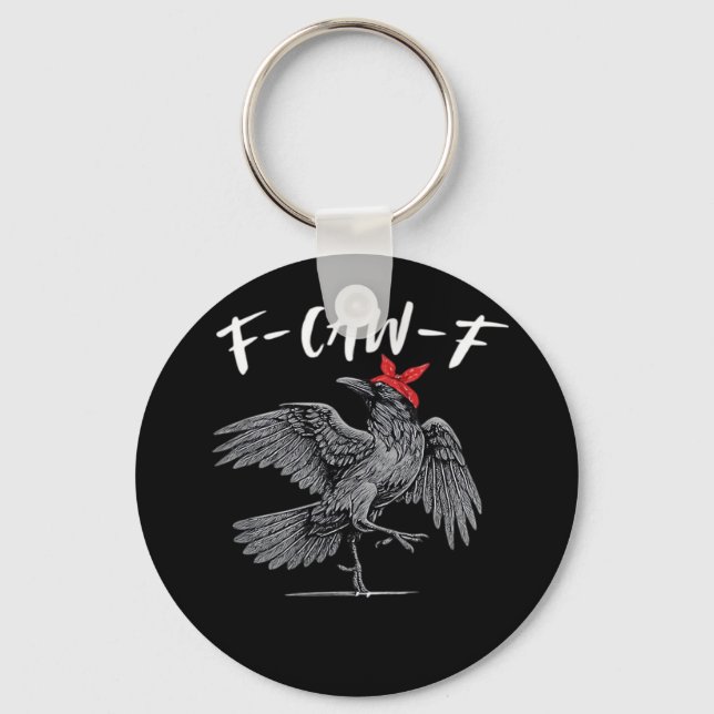 F-Caw-F Retro Classic Schlüsselanhänger (Vorderseite)