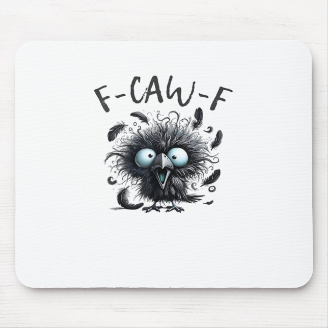 F Caw F Retro Classic Style Mousepad (Vorne)
