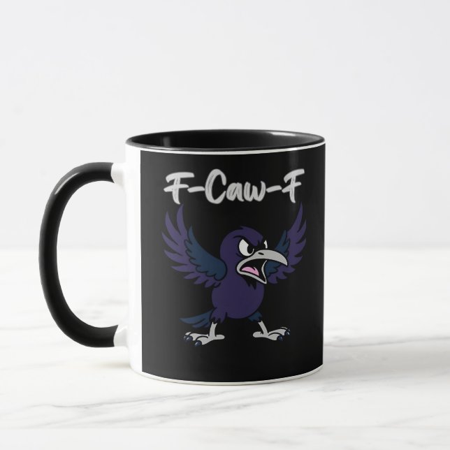 F-Caw-F Retro Graphic Tasse (Links)