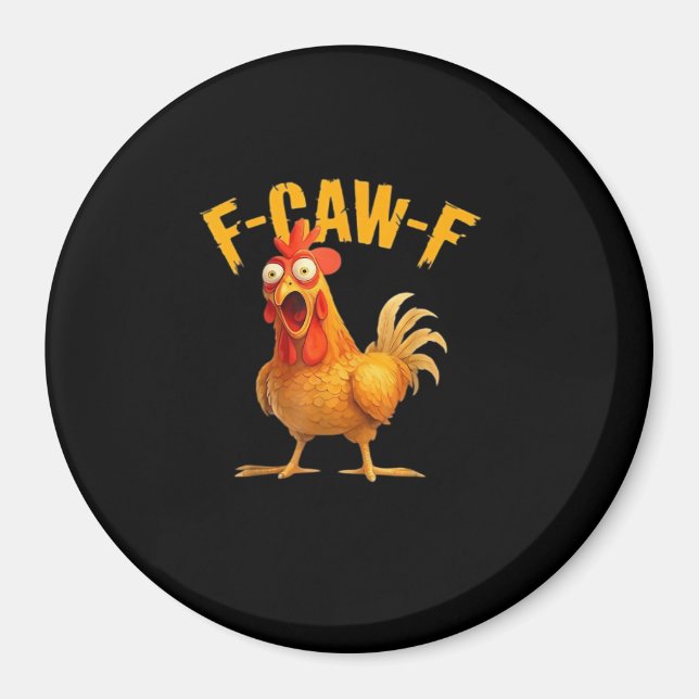F-Caw-F Retro Klassiker Magnet (Vorne)