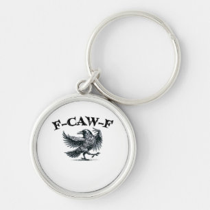 F-Caw-F Retro-Stil Schlüsselanhänger