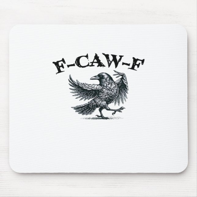 F-Caw-F Retro Style Mousepad (Vorne)