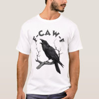 F-Caw-F Schwarze Krähe Pun Lustiger Halloween-Voge