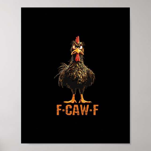 F-Caw-F Simple Clean Poster (Vorne)