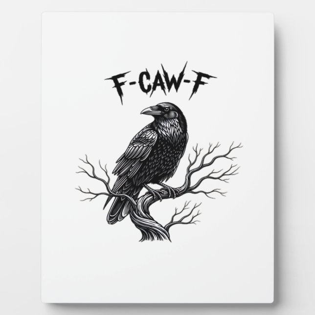 F Caw F Trendiger moderner Stil Fotoplatte (Vorderseite)