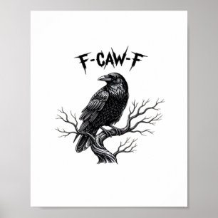 F Caw F Trendiger moderner Stil Poster