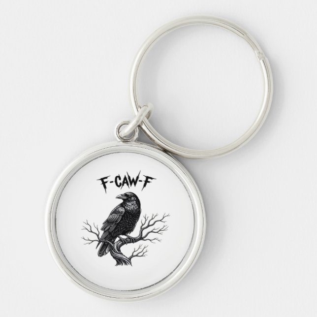 F Caw F Trendiger moderner Stil Schlüsselanhänger (Vorne)