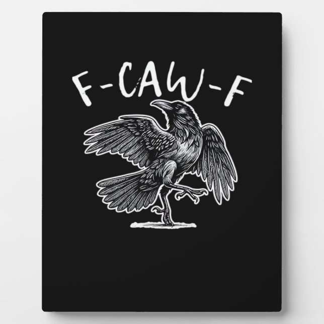 F-Caw-F Trendy Casual Fotoplatte (Vorderseite)