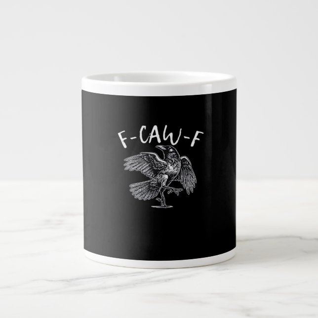 F-Caw-F Trendy Casual Jumbo-Tasse (Vorderseite)