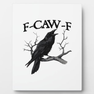 F Caw F Vintage Grafik Klassiker Fotoplatte
