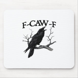 F Caw F Vintage Grafik Klassiker Mousepad