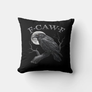 F-Caw-F Vogel Mond Gothic Klassisches Cooles Desig Kissen