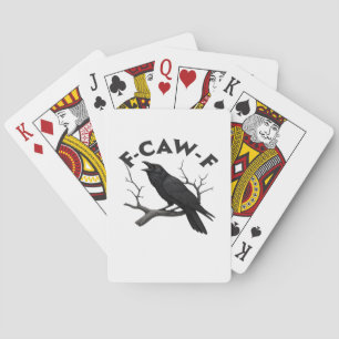 F Caw F Wesentliche Kreative Ästhetik Spielkarten