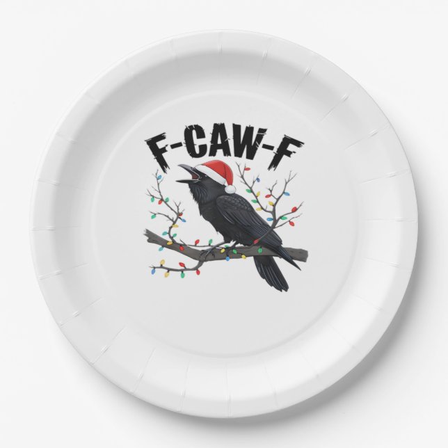F Caw F Wesentlicher Kreativer Casual-Stil Pappteller (Vorderseite)