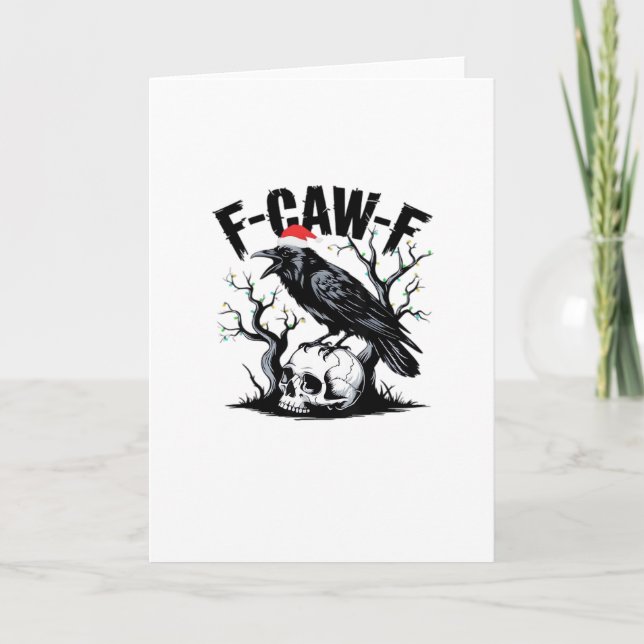 F-Caw-F Wesentlicher lustiger Spruch Karte (Vorderseite)