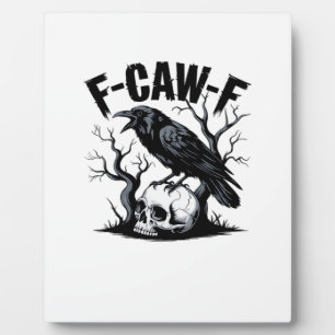 F Caw F Wesentliches Minimales Sauberes Design Fotoplatte