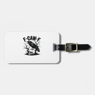 F Caw F Wesentliches Minimales Sauberes Design Gepäckanhänger