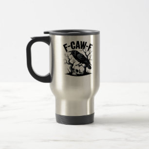 F Caw F Wesentliches Minimales Sauberes Design Reisebecher