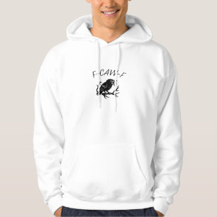 F-Caw-F Wütende Krähe Rabe Lustiger Gothic Humor V Hoodie
