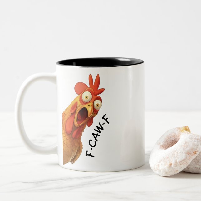 F-CAW-F  ZWEIFARBIGE TASSE (Mit Donut)
