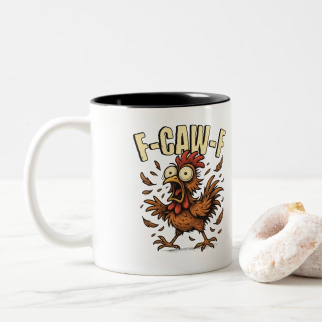 F-CAW-F ZWEIFARBIGE TASSE (Mit Donut)