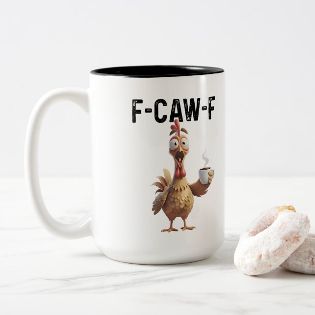F CAW F ZWEIFARBIGE TASSE (Mit Donut)