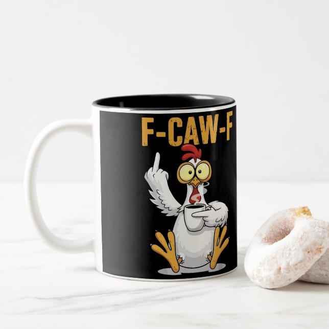 F-CAW-F ZWEIFARBIGE TASSE (Mit Donut)