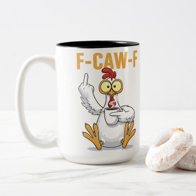 F-CAW-F ZWEIFARBIGE TASSE (Mit Donut)