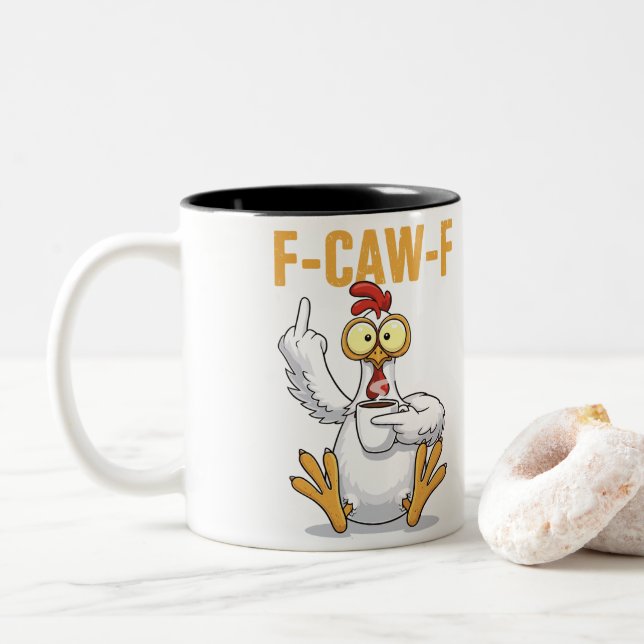 F-CAW-F ZWEIFARBIGE TASSE (Mit Donut)