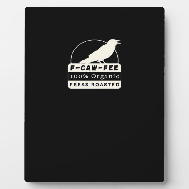 F-Caw-Fee Organic Style Klassiker Fotoplatte (Vorderseite)