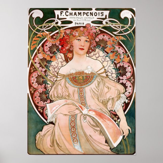 F. Champenois Imprimeur-Editeur Poster (Vorne)