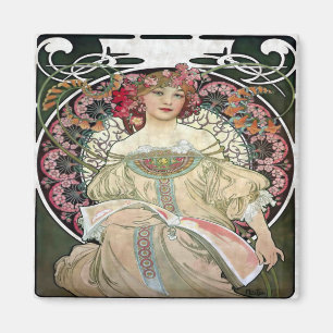 F. Champenois Imprimeur-Éditeur von Alfons Mucha Magnet