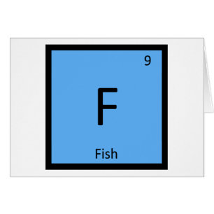 F - Chimie du Poisson Symbole d'Élément du Tableau