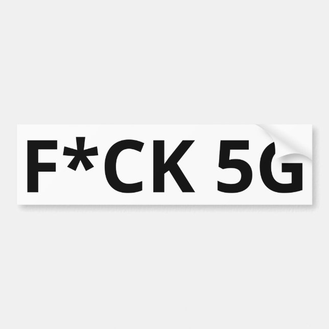 F*CK 5G AUTOAUFKLEBER (Vorne)