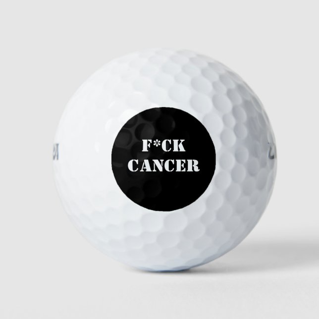 F*CK Cancer Golf Ball (Vorderseite)