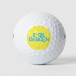F*ck Cancer Golf Ball - gestörtes Design