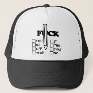 F*CK Dies, dass Sie mir es von ihnen, ja nein # Truckerkappe