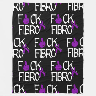 F#CK FIBRO FLEECEDECKE