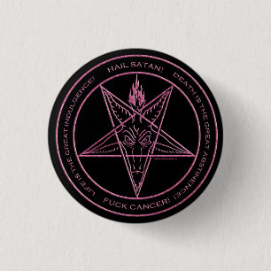 F*CK KREBS! Baphomet Button