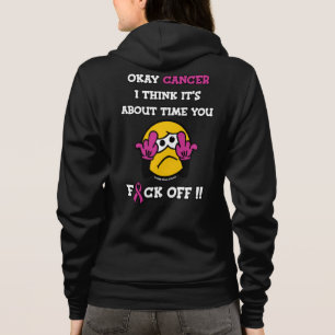 F#CK OFF.. Brustkrebs Hoodie