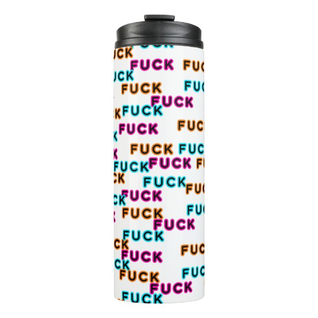 F*ck Thermaltumbler Thermosbecher (Vorderseite)